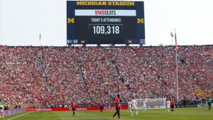 Last year a record amount of people attended the Manchester United vs. Real Madrid game