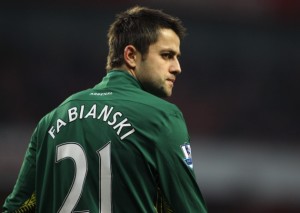 Former Arsenal 'keeper Lukasz Fabianski helped Swansea to a shock 1-0 win against his old team