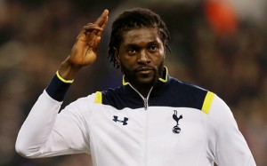 Emmanuel Adebayor has been released by Tottenham, after coming to a mutual agreement with the north London club