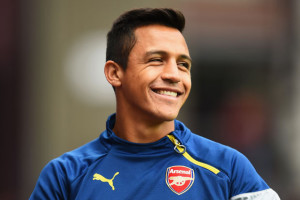 Arsenal's Alexis Sanchez scored a hat-trick in the Gunners 5-2 victory over Leicester at the King Power Stadium