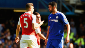 Diego Costa and Gabriel have been charged with violent conduct and improper conduct respectively