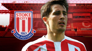 Spanish forward Bojan scored the only goal of the game as Stoke defeated Swansea 1-0 on Monday night