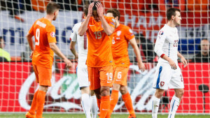 Robin van Persie scored at both ends as the Netherlands fell to a 3-2 defeat against the Czech Republic
