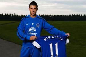 Kevin Mirallas is not leaving Everton in January according to Toffees boss Roberto Martinez
